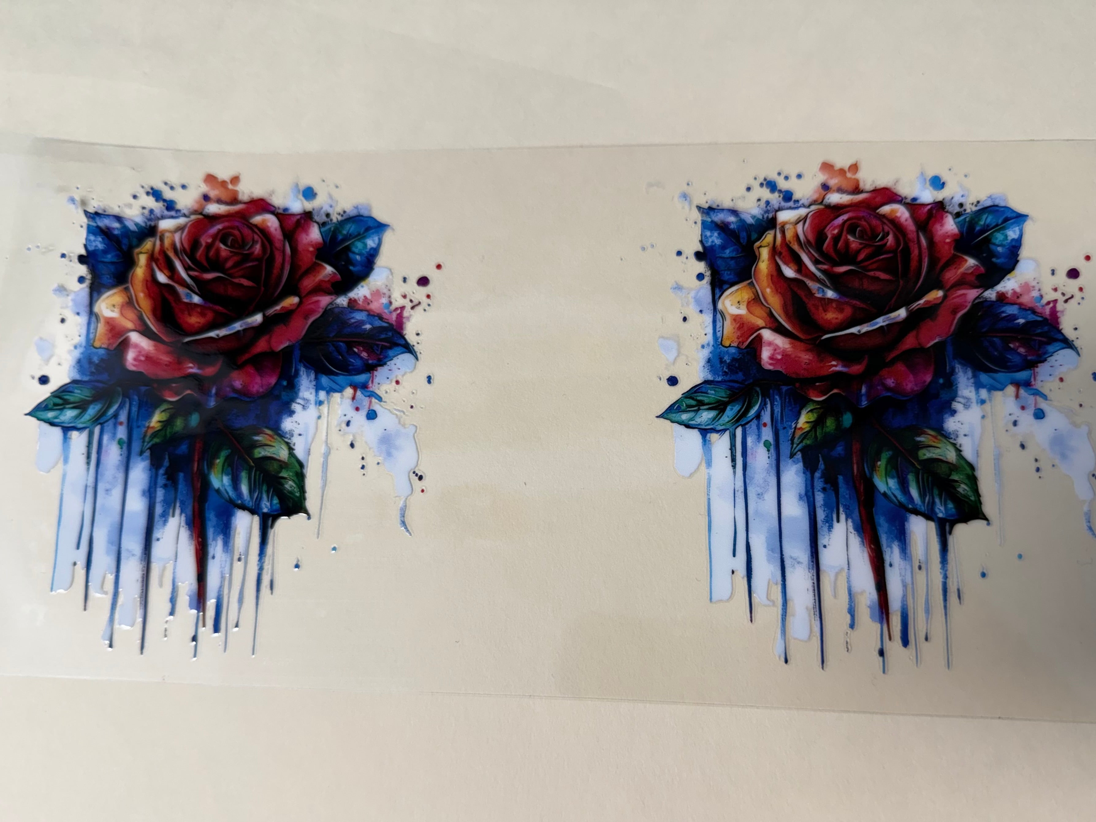 roses   colorful UVDTF