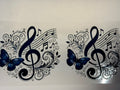Music Note Butterfly