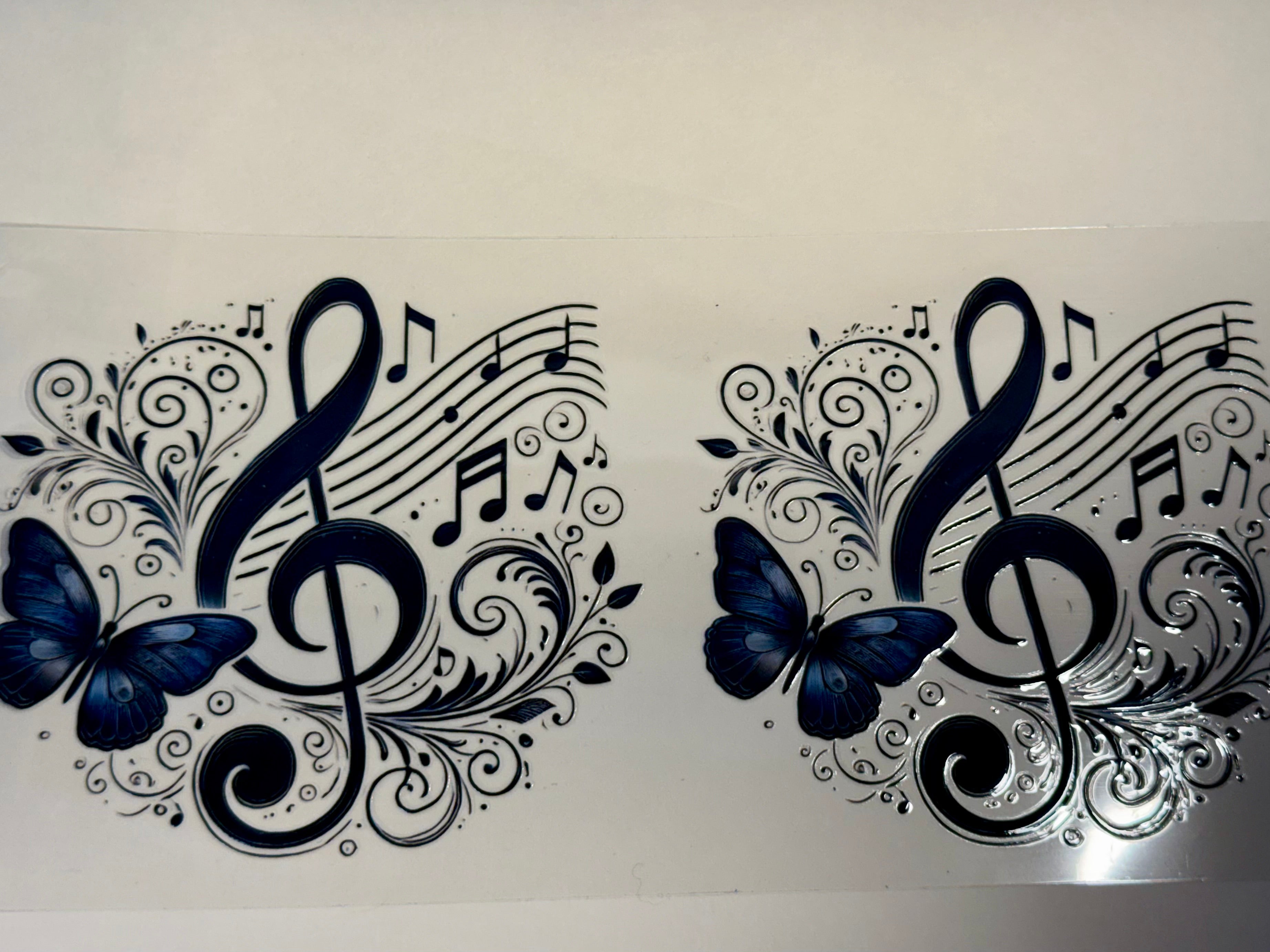 Music Note Butterfly