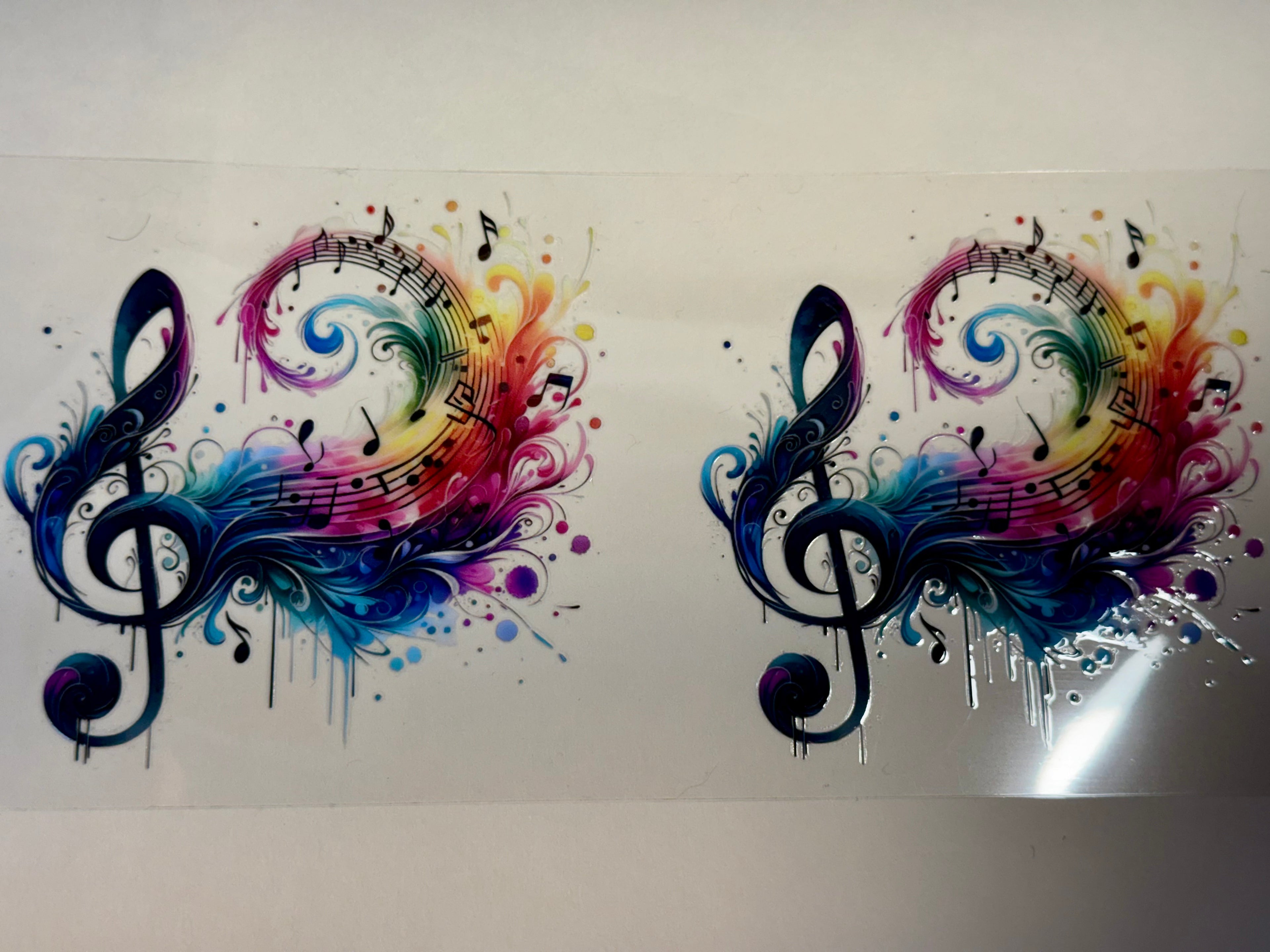 music note rainbow