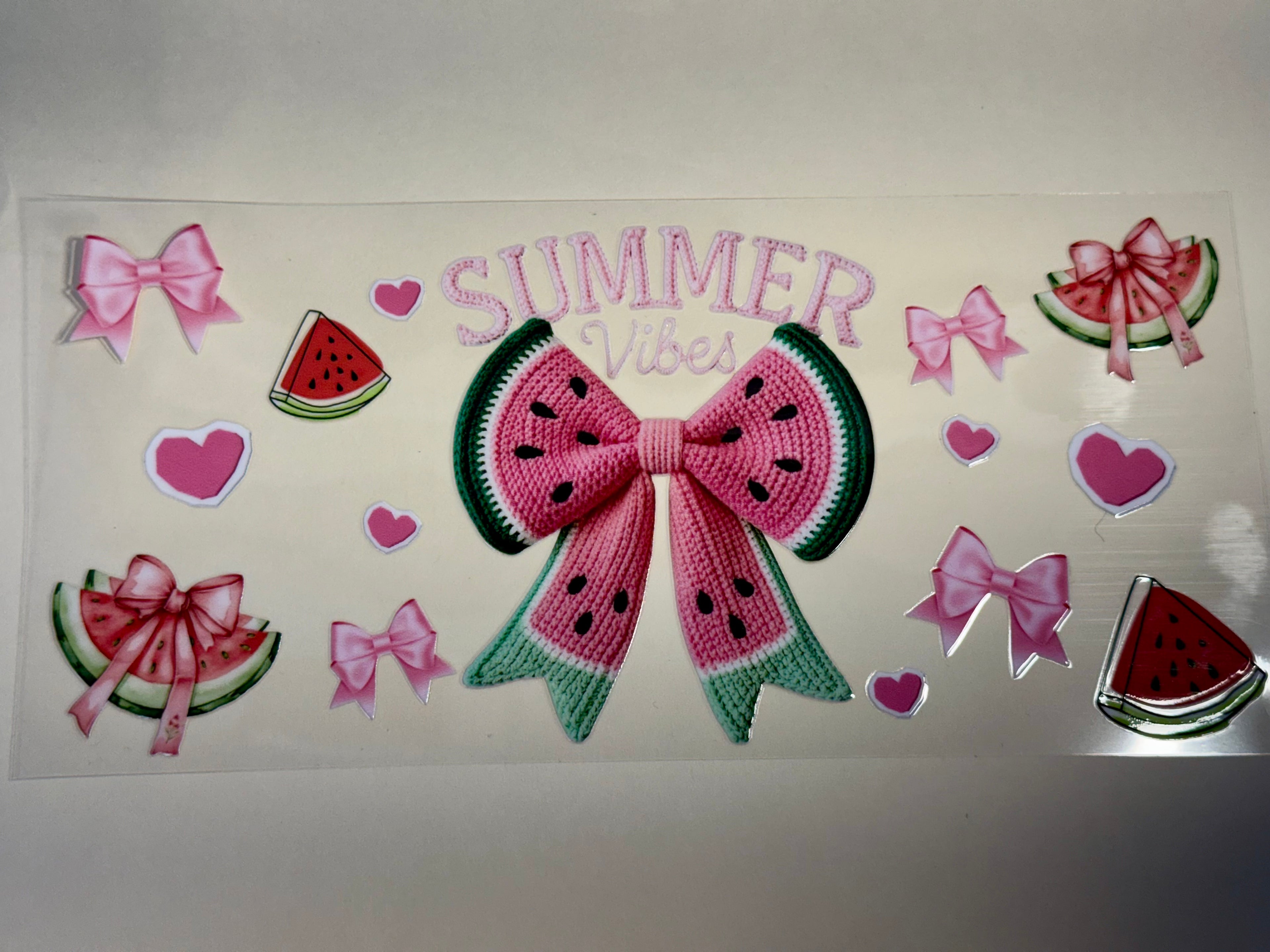 Watermelon Summer Bow
