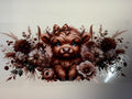 brow flower cow