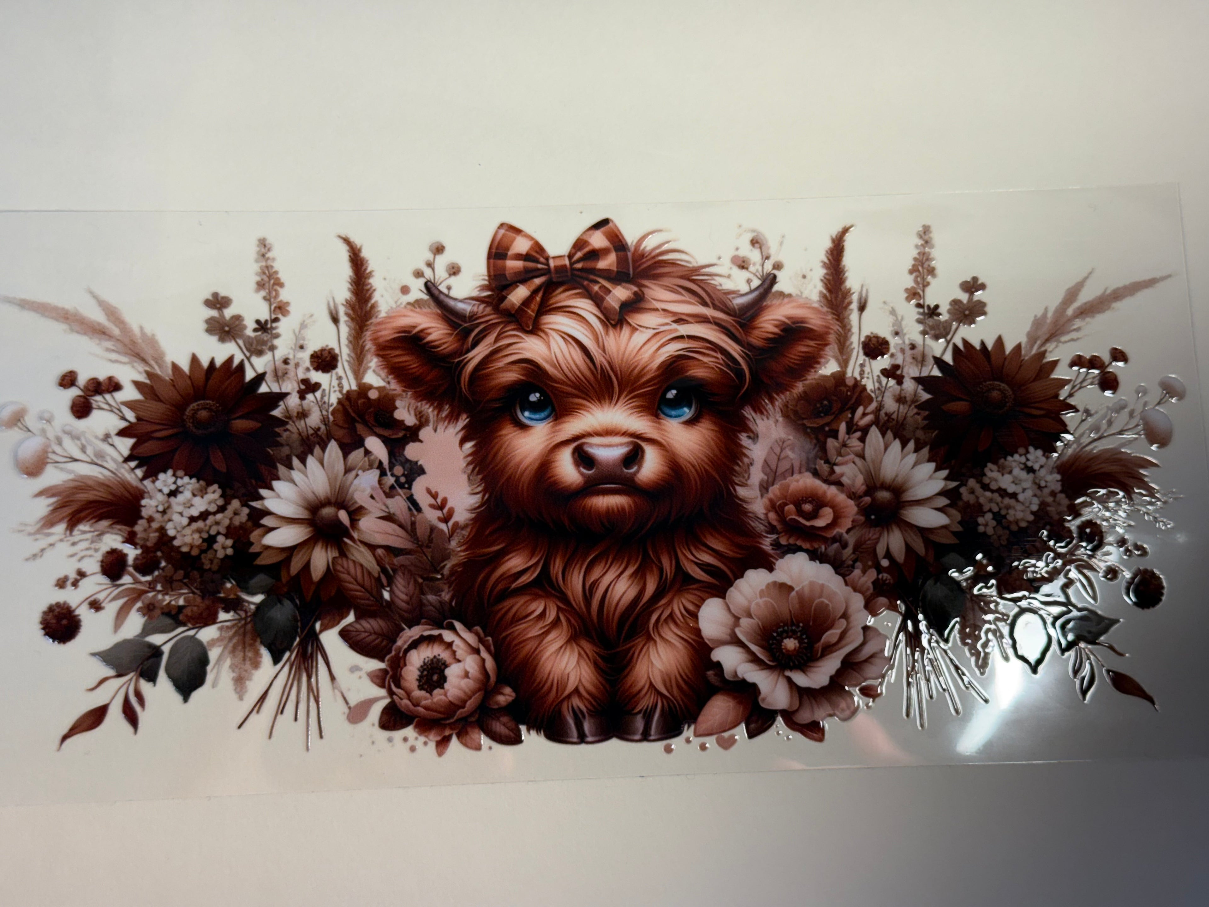 brow flower cow