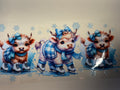 Ice Skating cow