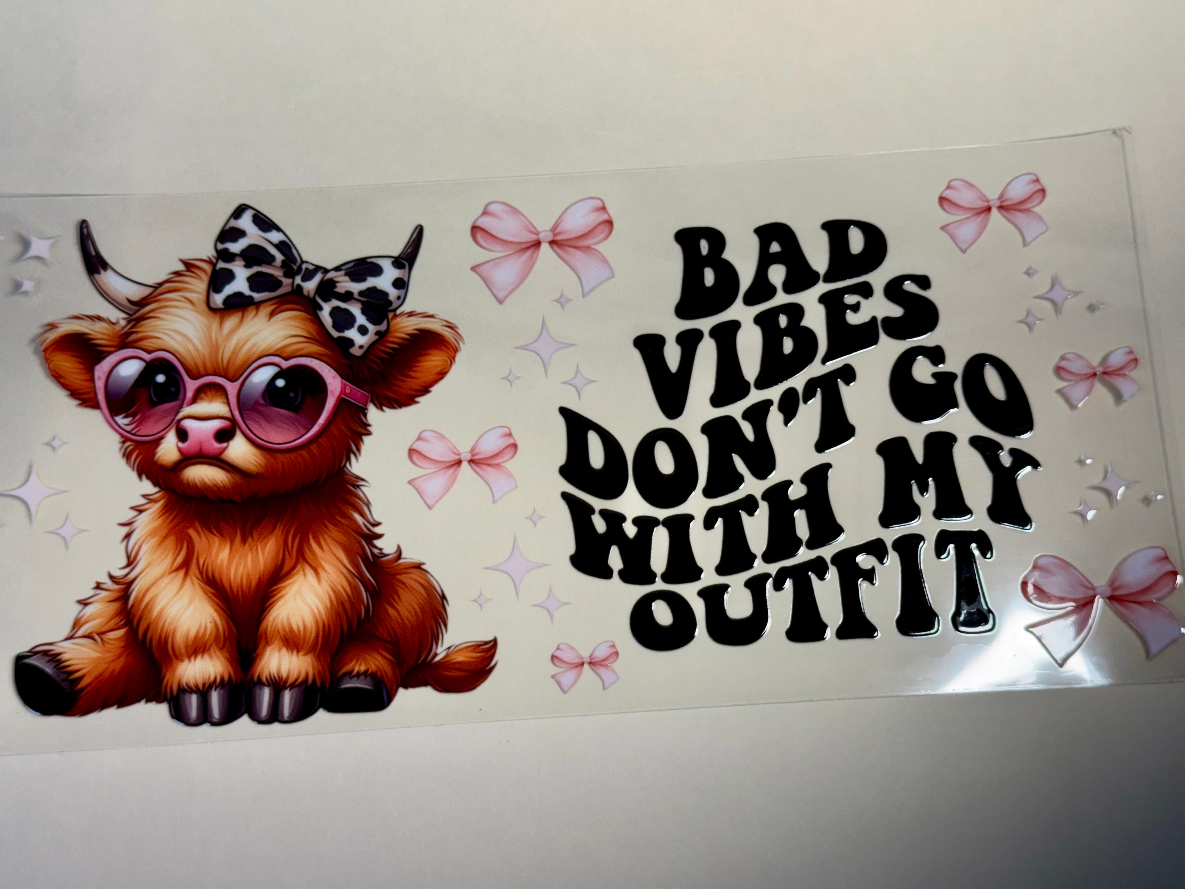 bad vibes don't go with my outfit