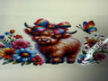 colorful cow