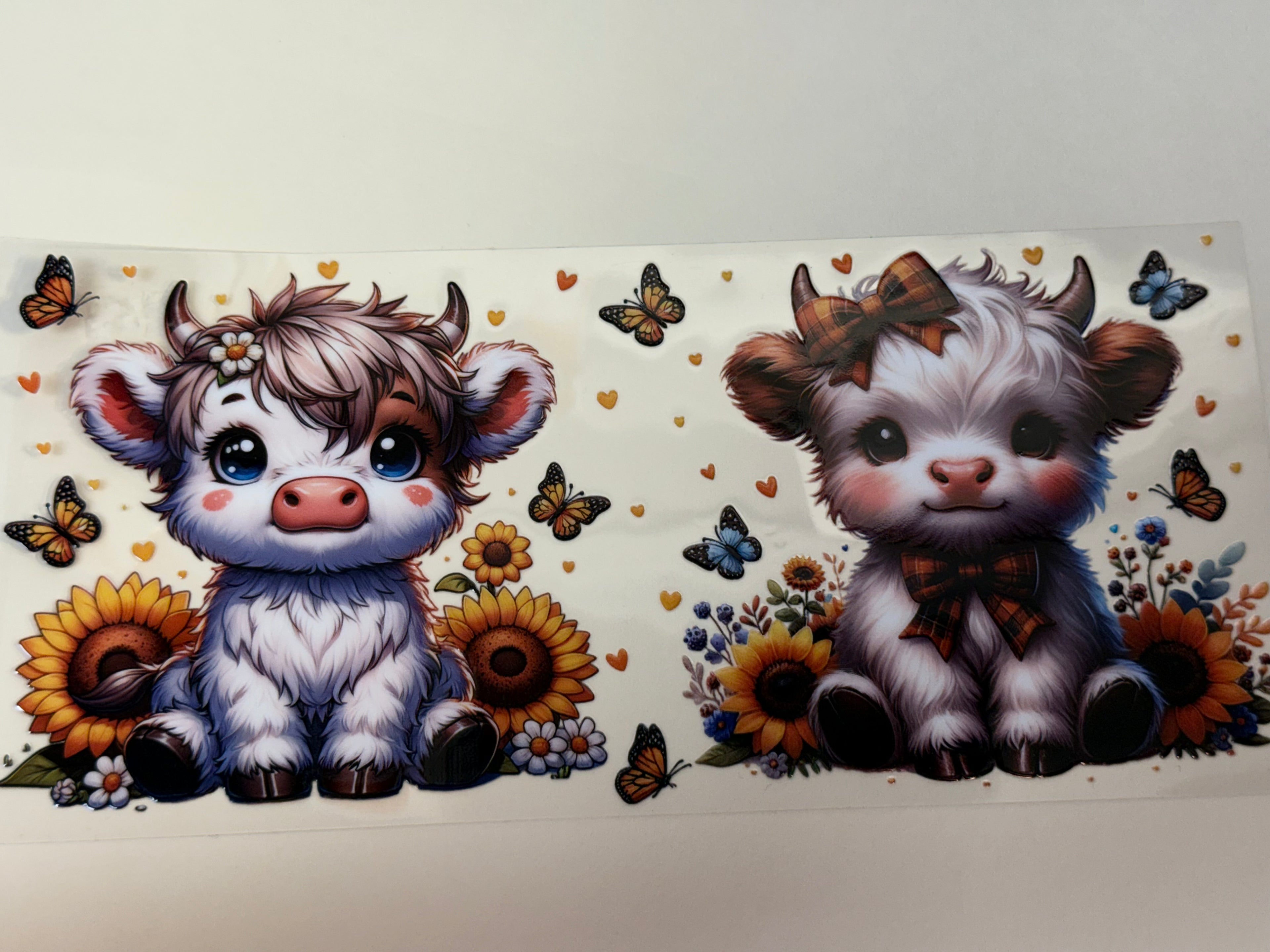 Sunflower cow