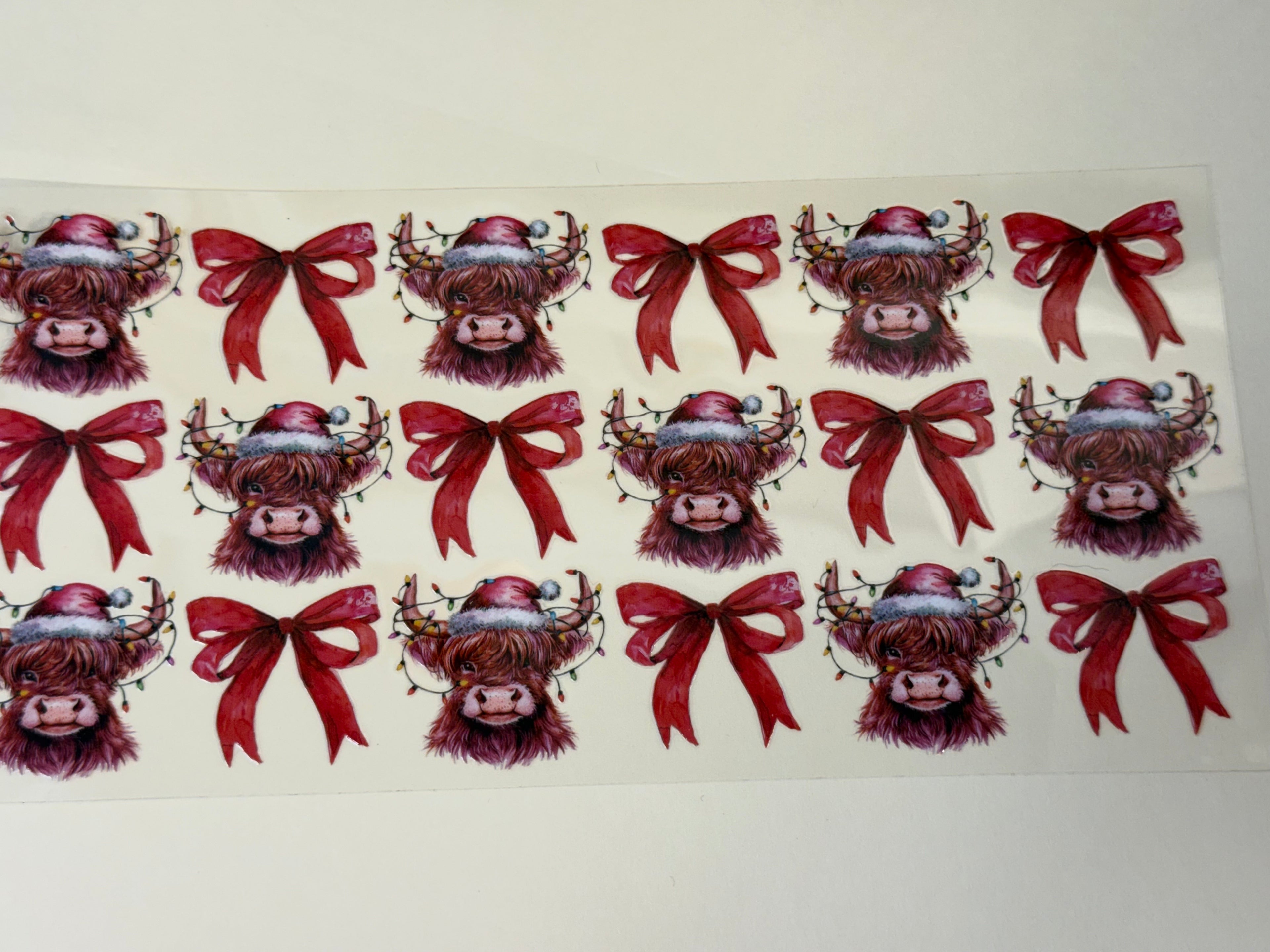Christmas cow