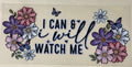 I can and I will