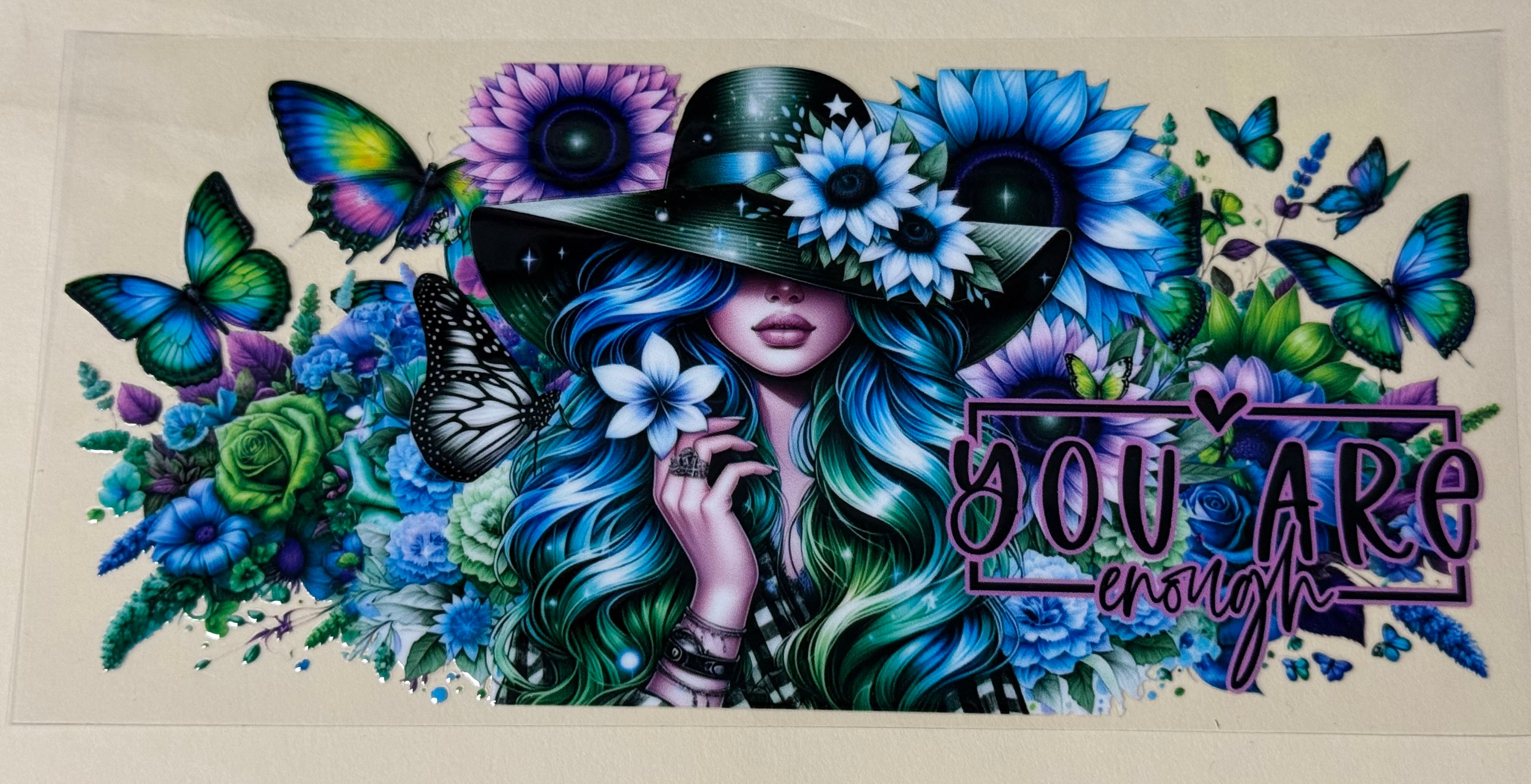 You Are Enough Girl Floral