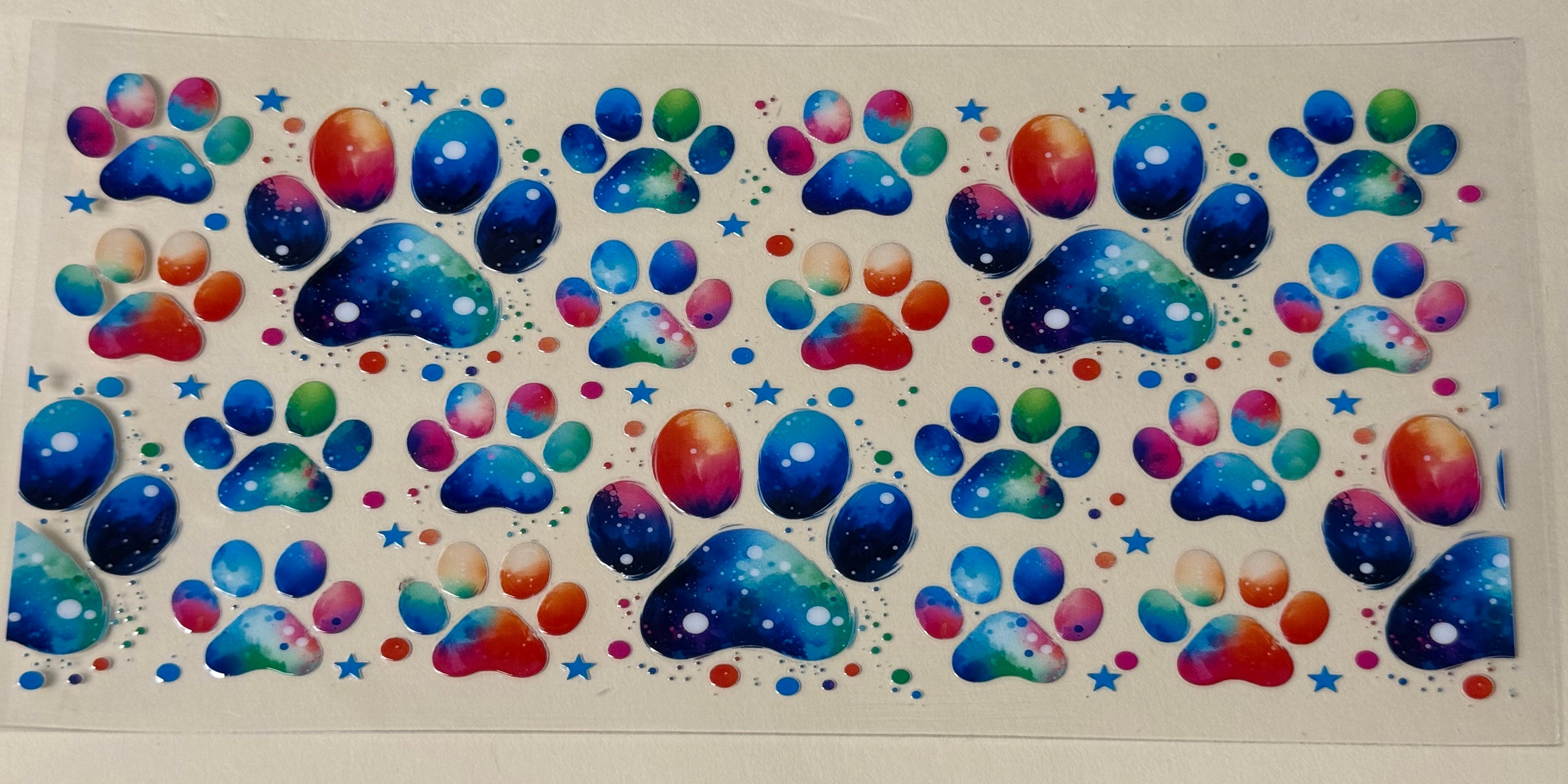 Colorfull Pawprints