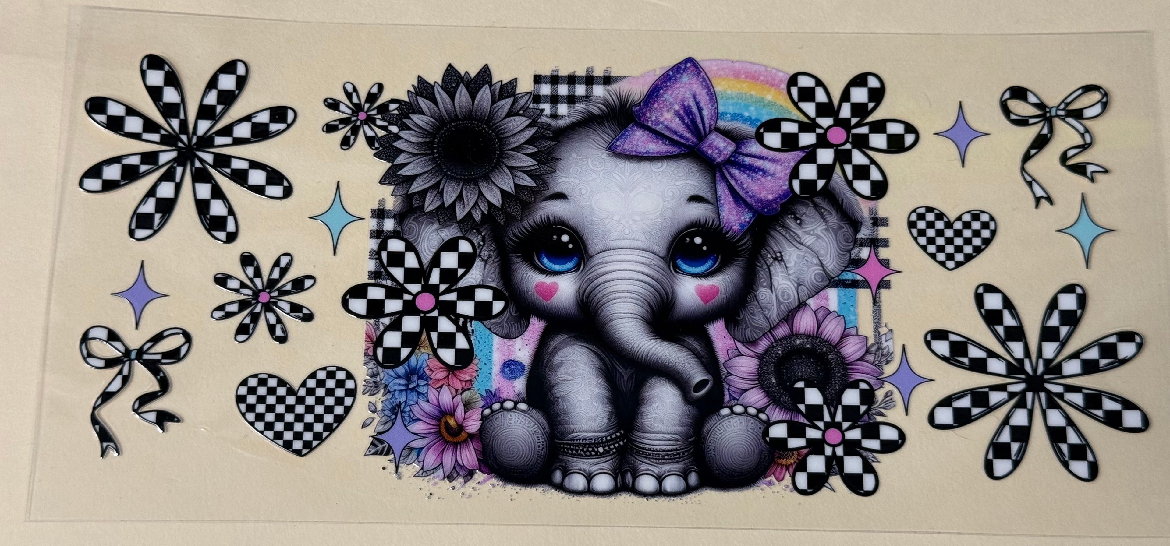 Elephant  checkered
