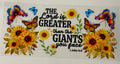 The lord is greater than the giants you face