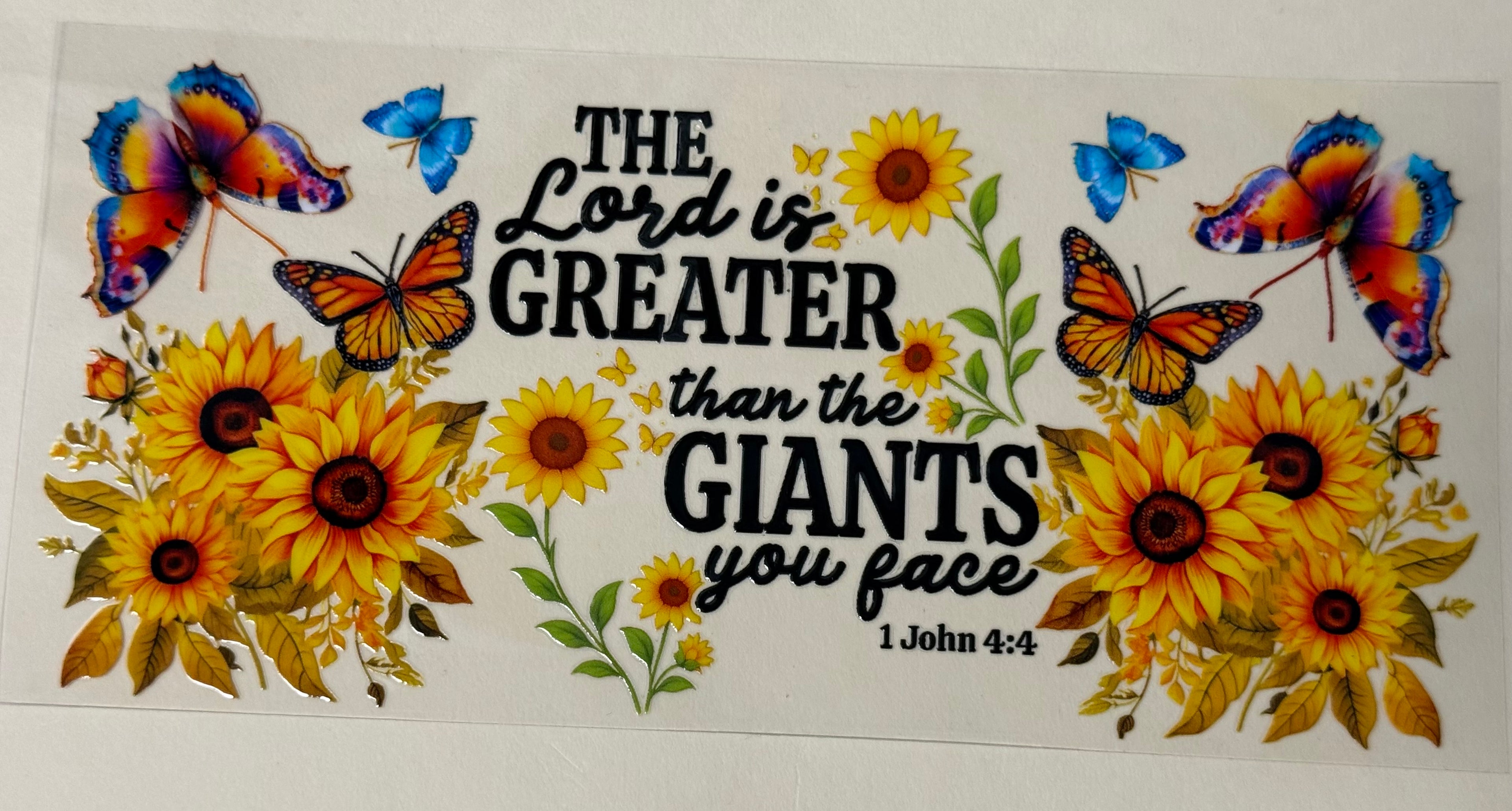 The lord is greater than the giants you face