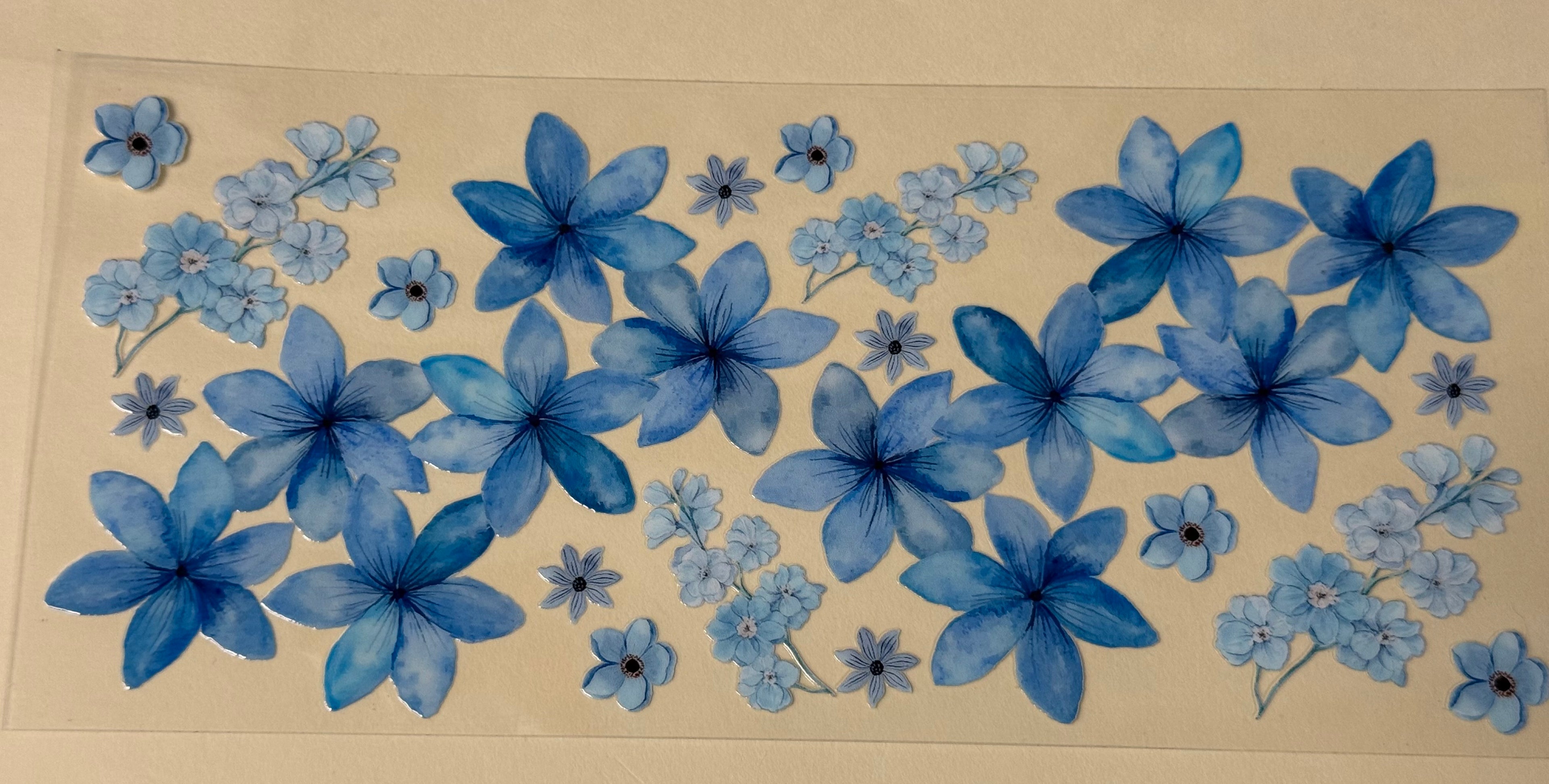 blue flowers