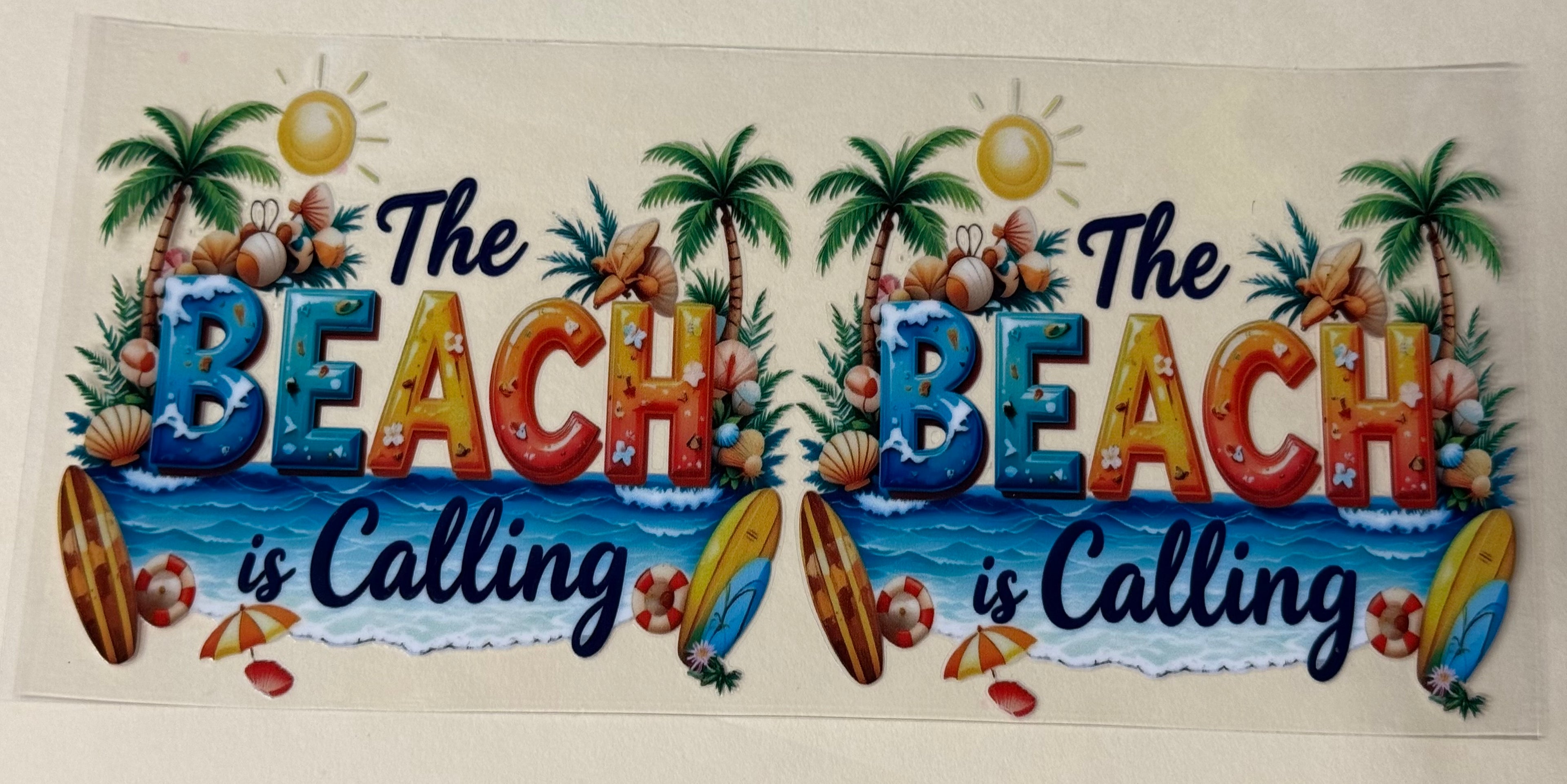 The beach is calling