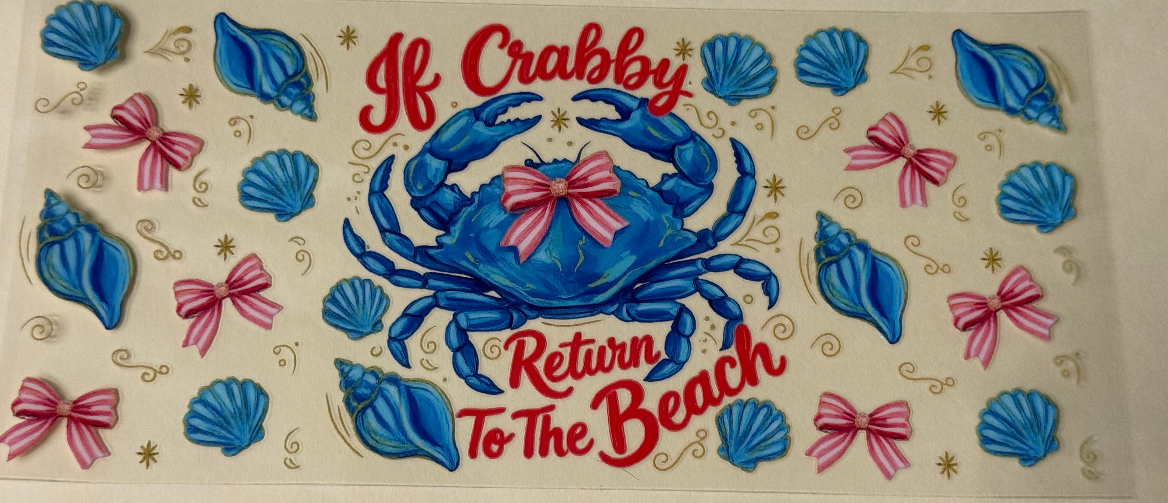 if crabby return to the beach