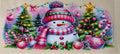 pink snowman