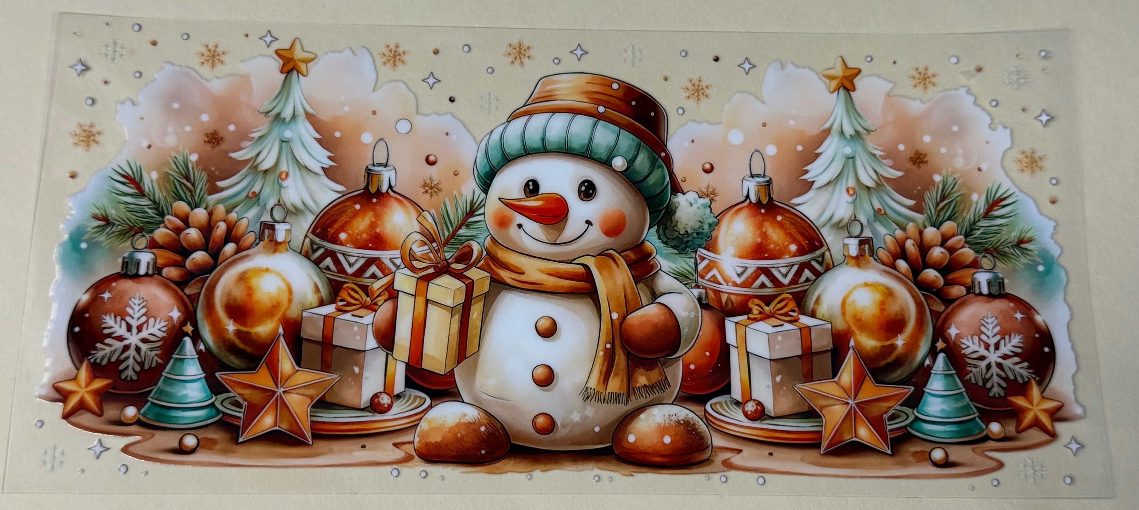 brown  snowman