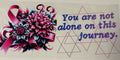 You Are not Alone on this Journey Pink Ribbon