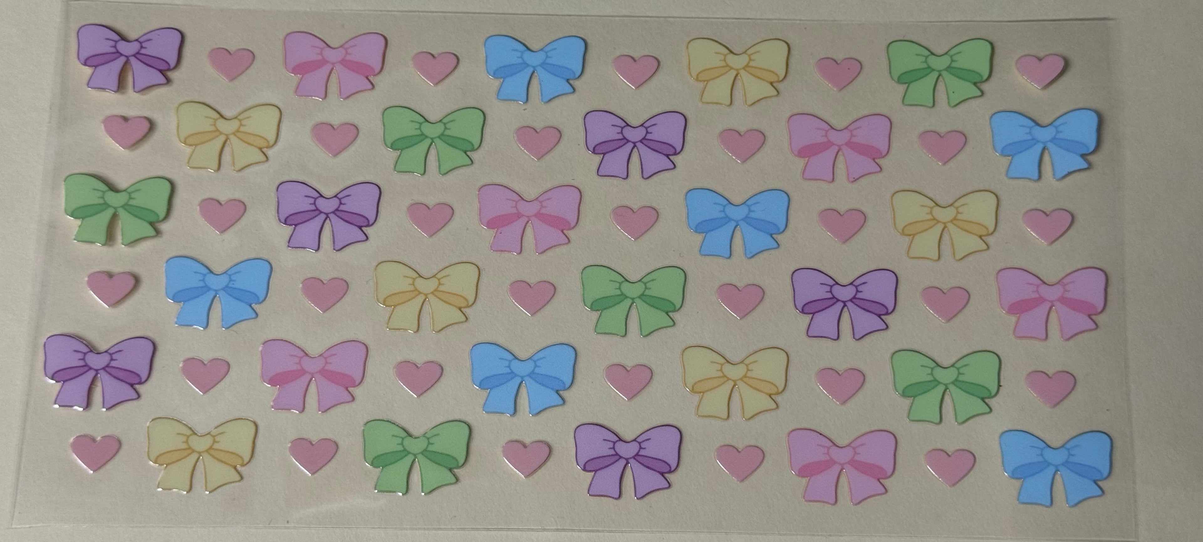 colorful rainbow bows