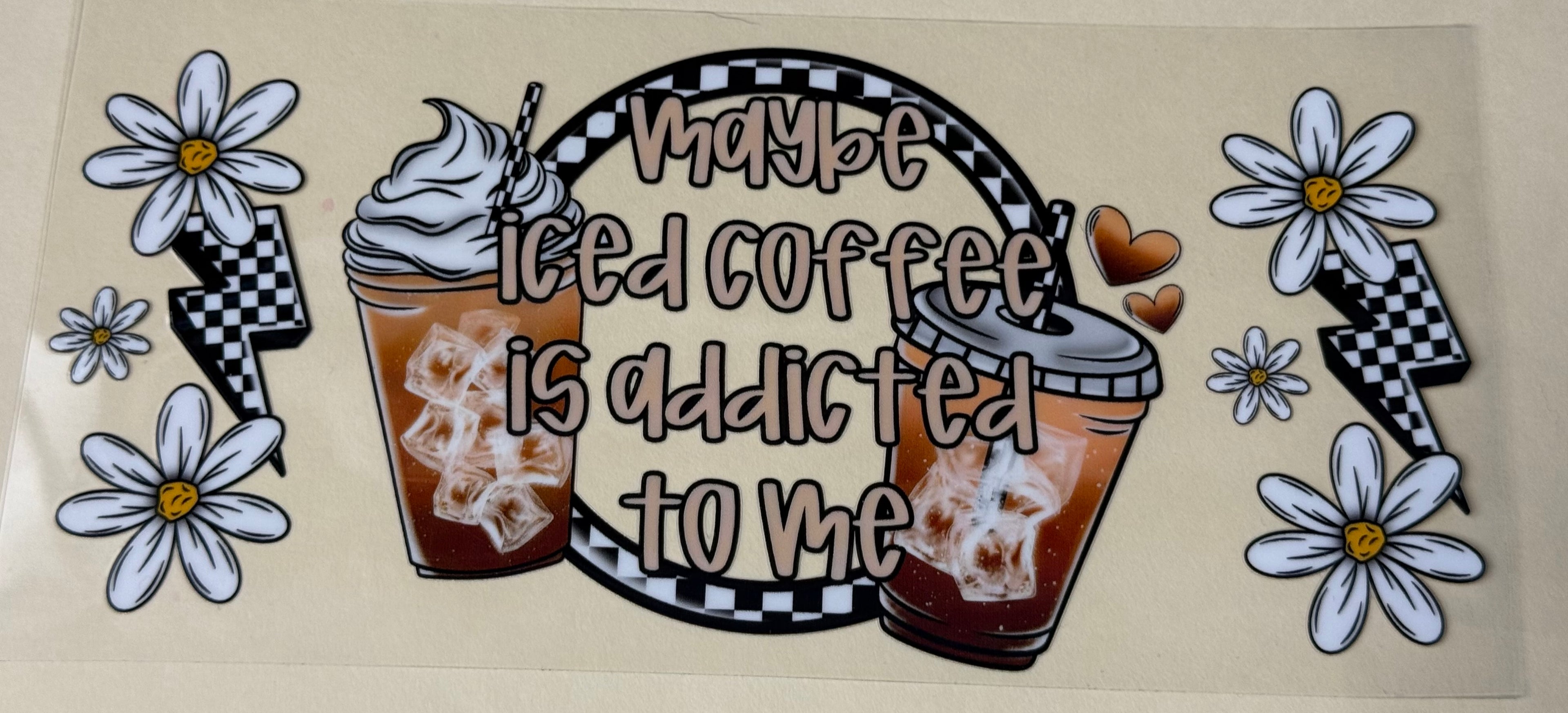 maybe iced coffee is addicted to me