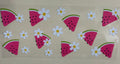 pink watermelon slices