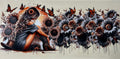 flower baddie brown flowers