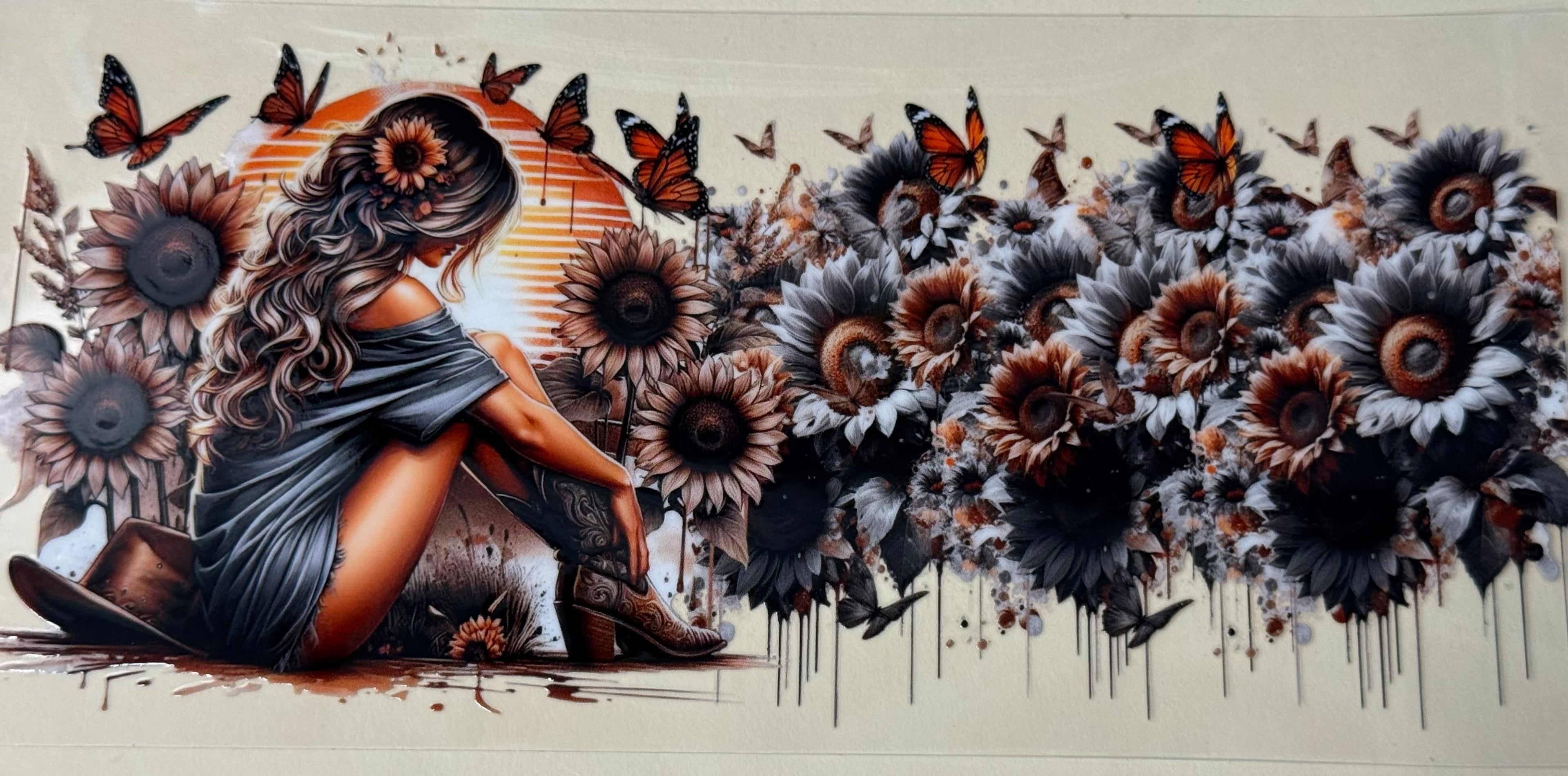 flower baddie brown flowers