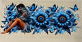 blue sunflower baddie