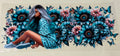 Teal Sunflower baddie