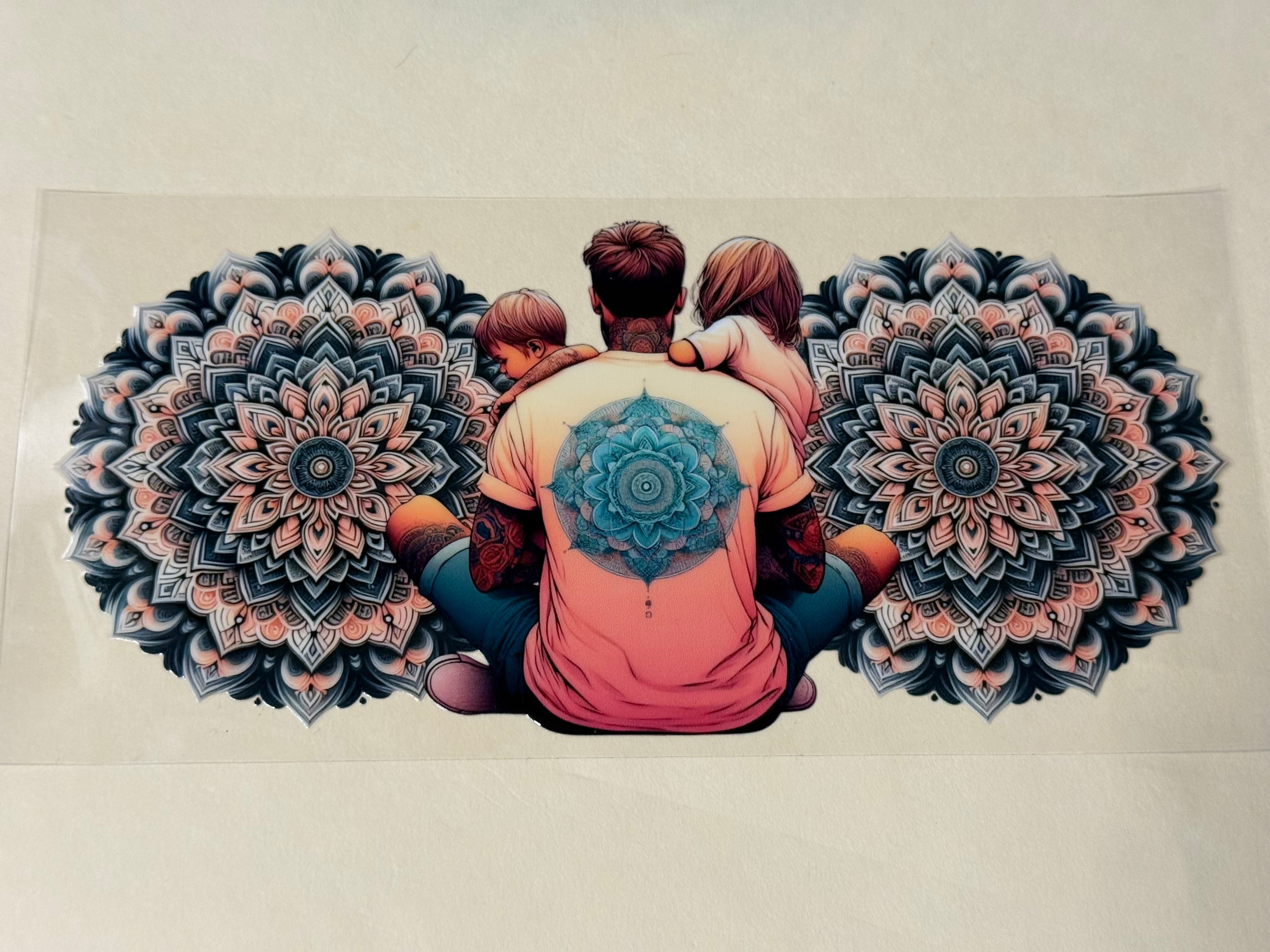 dad with kids