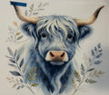blue cow