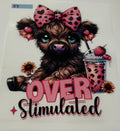 Over stimulated cow