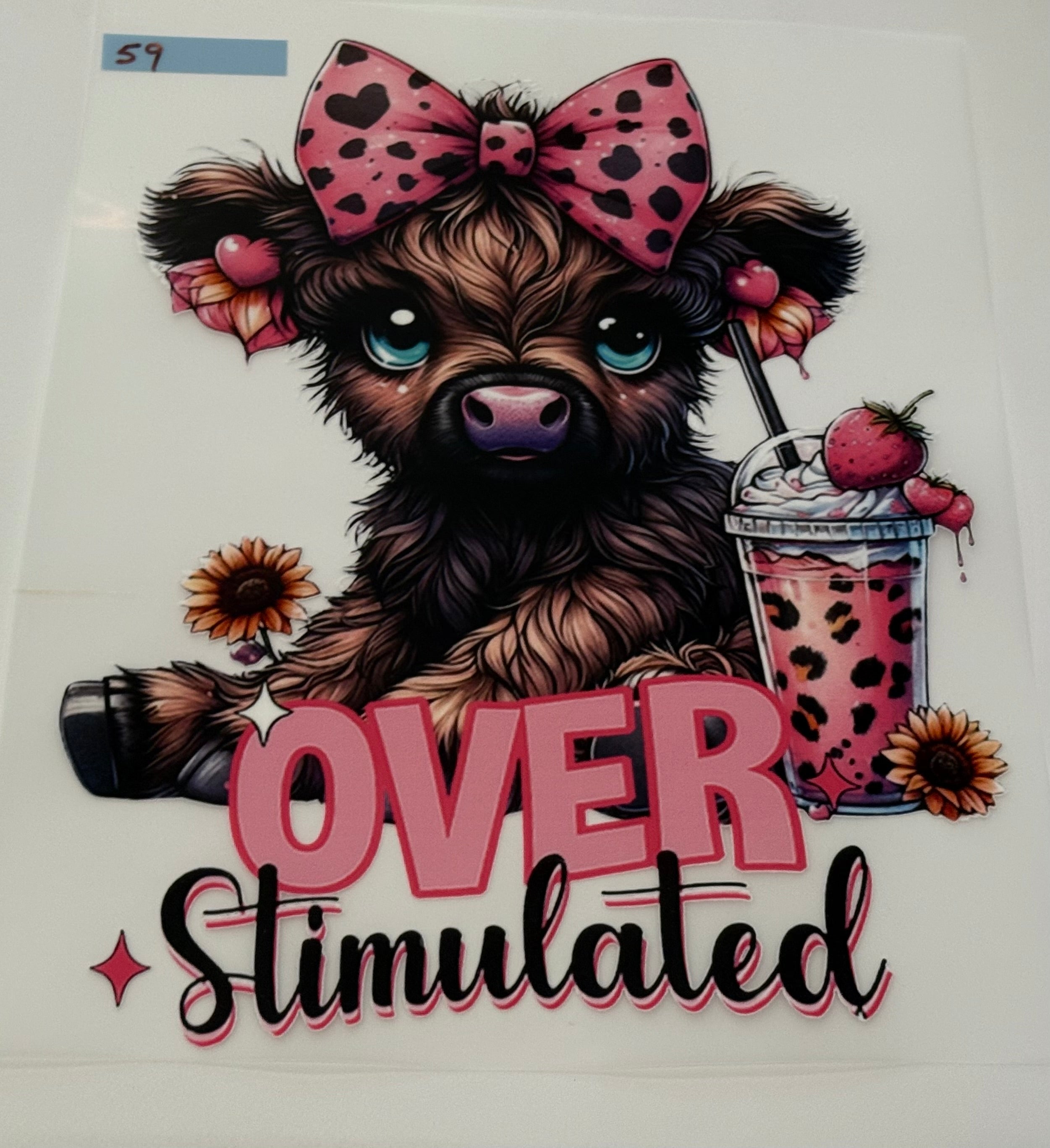 Over stimulated cow