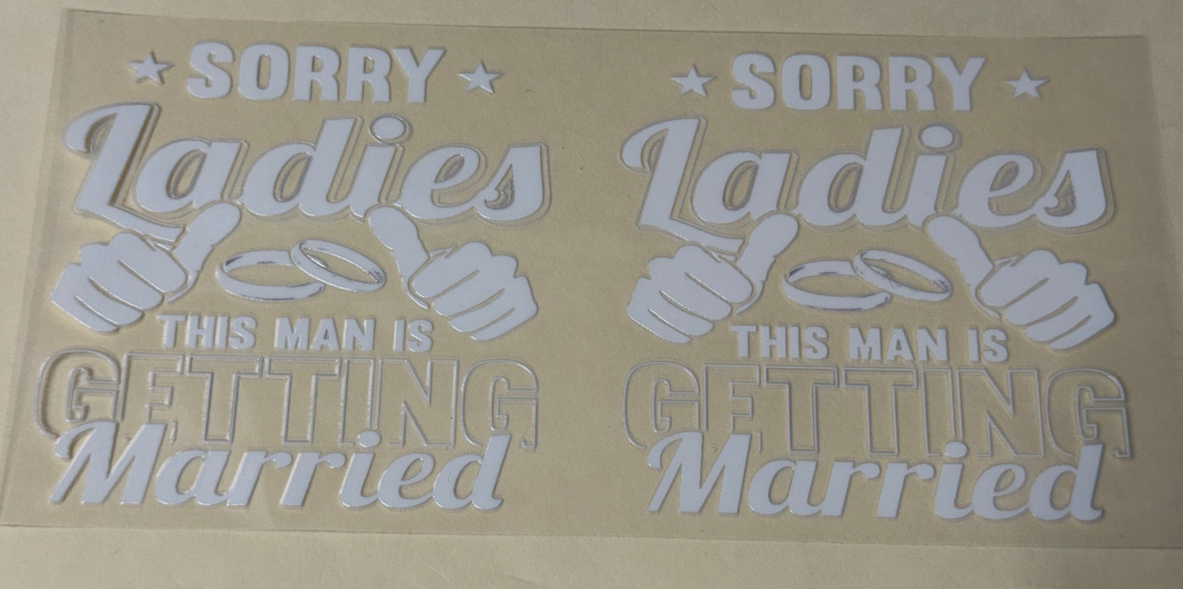 sorry ladies this man is getting married