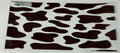 Brown cow print