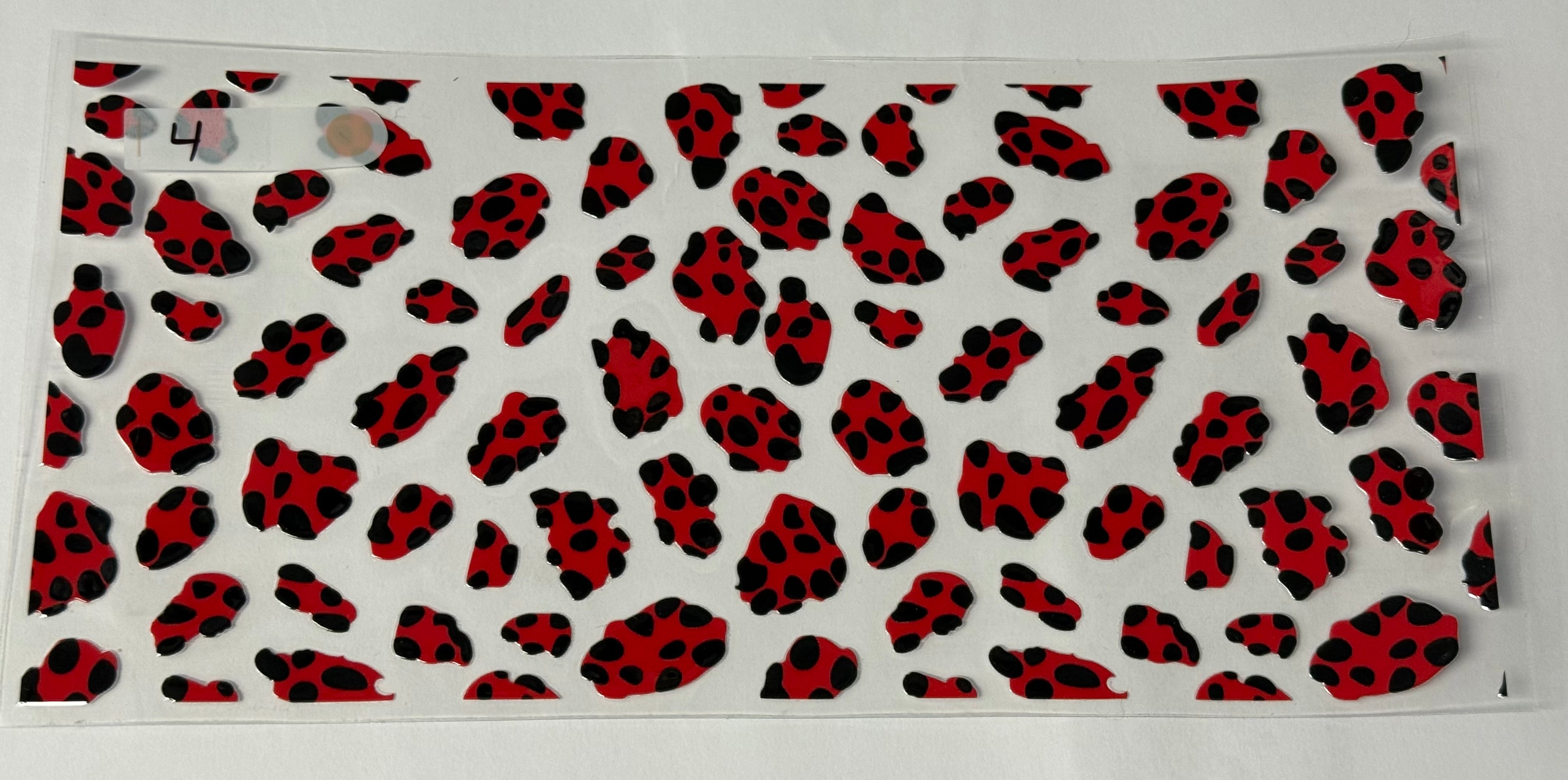 Red Leopard Print