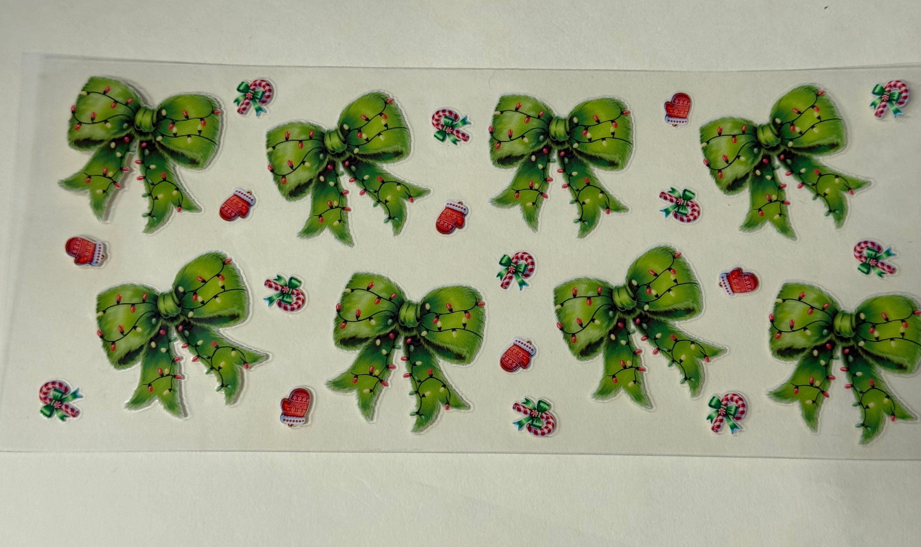 Green bows Christmas