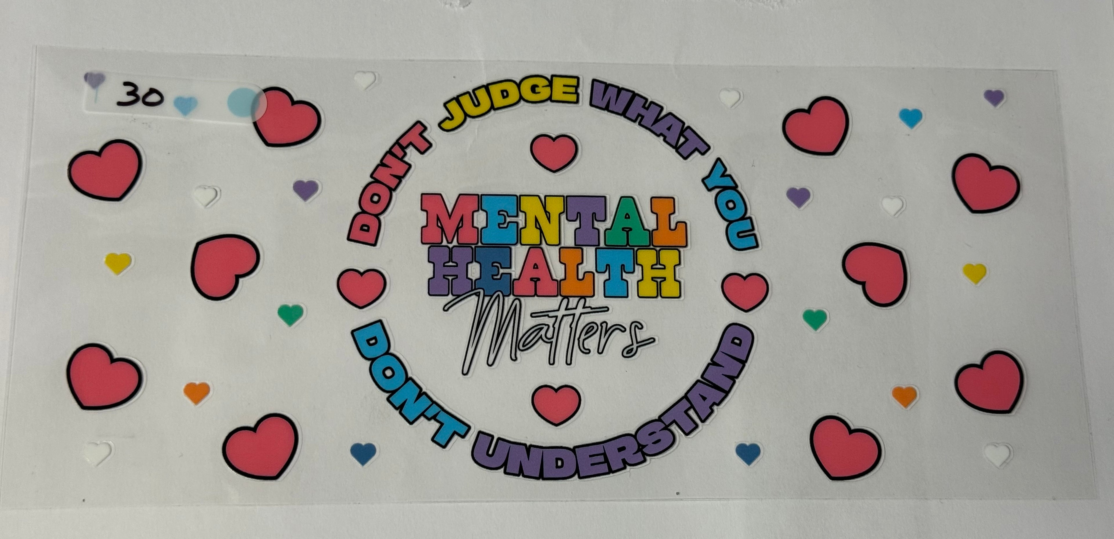 Mental Health Maters Don't Judge What you don't Understand