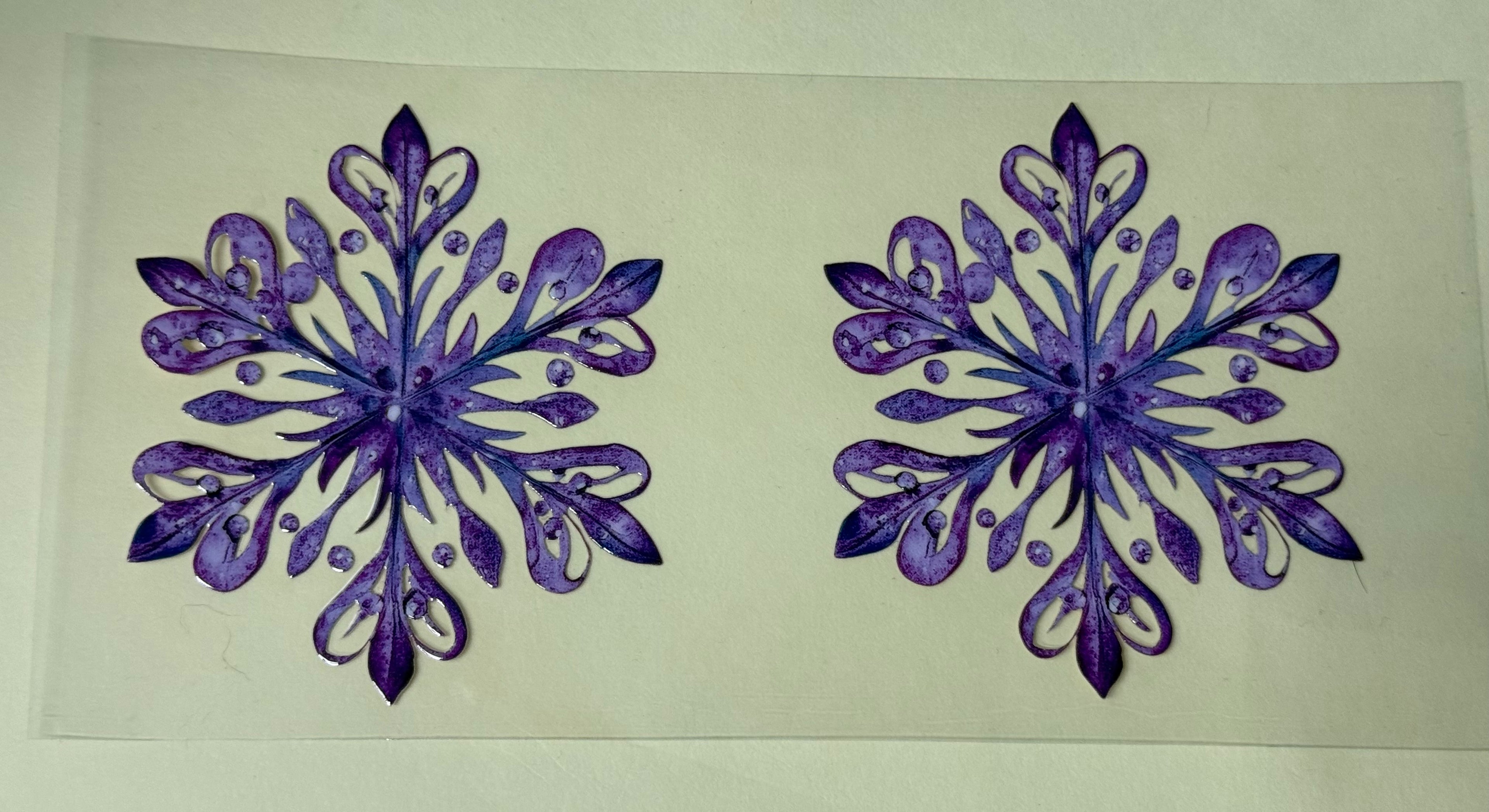 snowflake purple