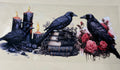 books and crows