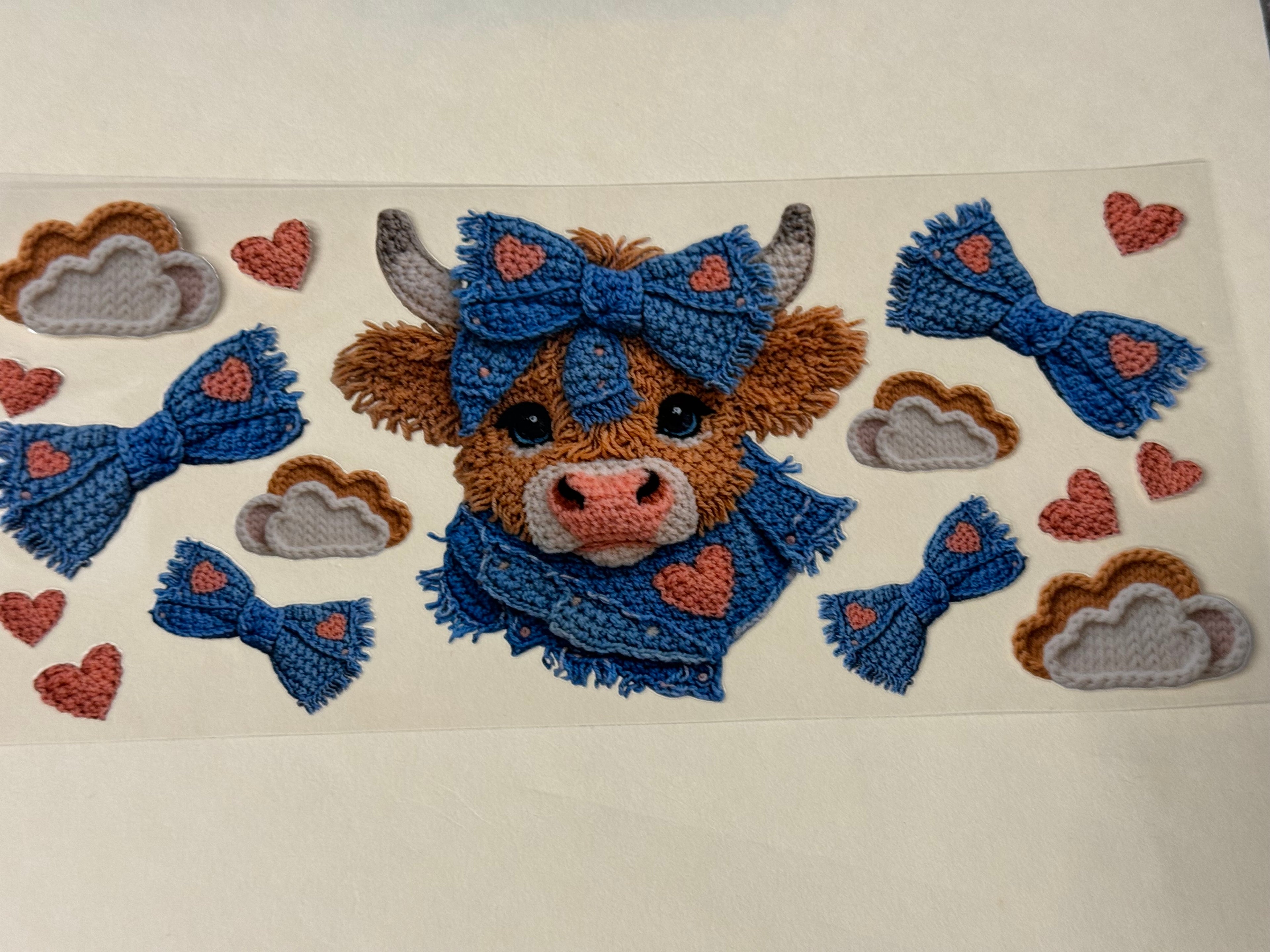 Crochet cow