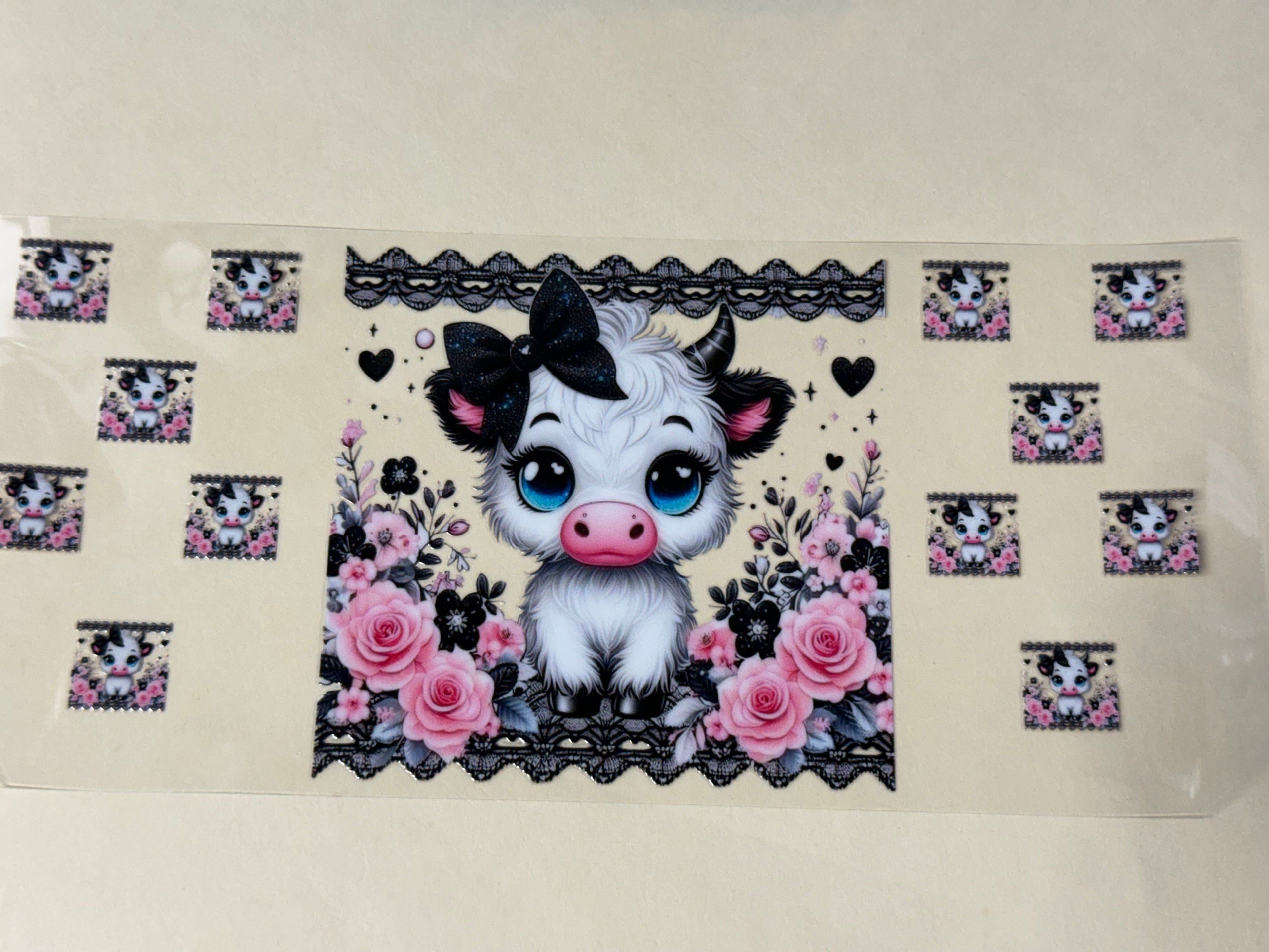 Black Lace Cow