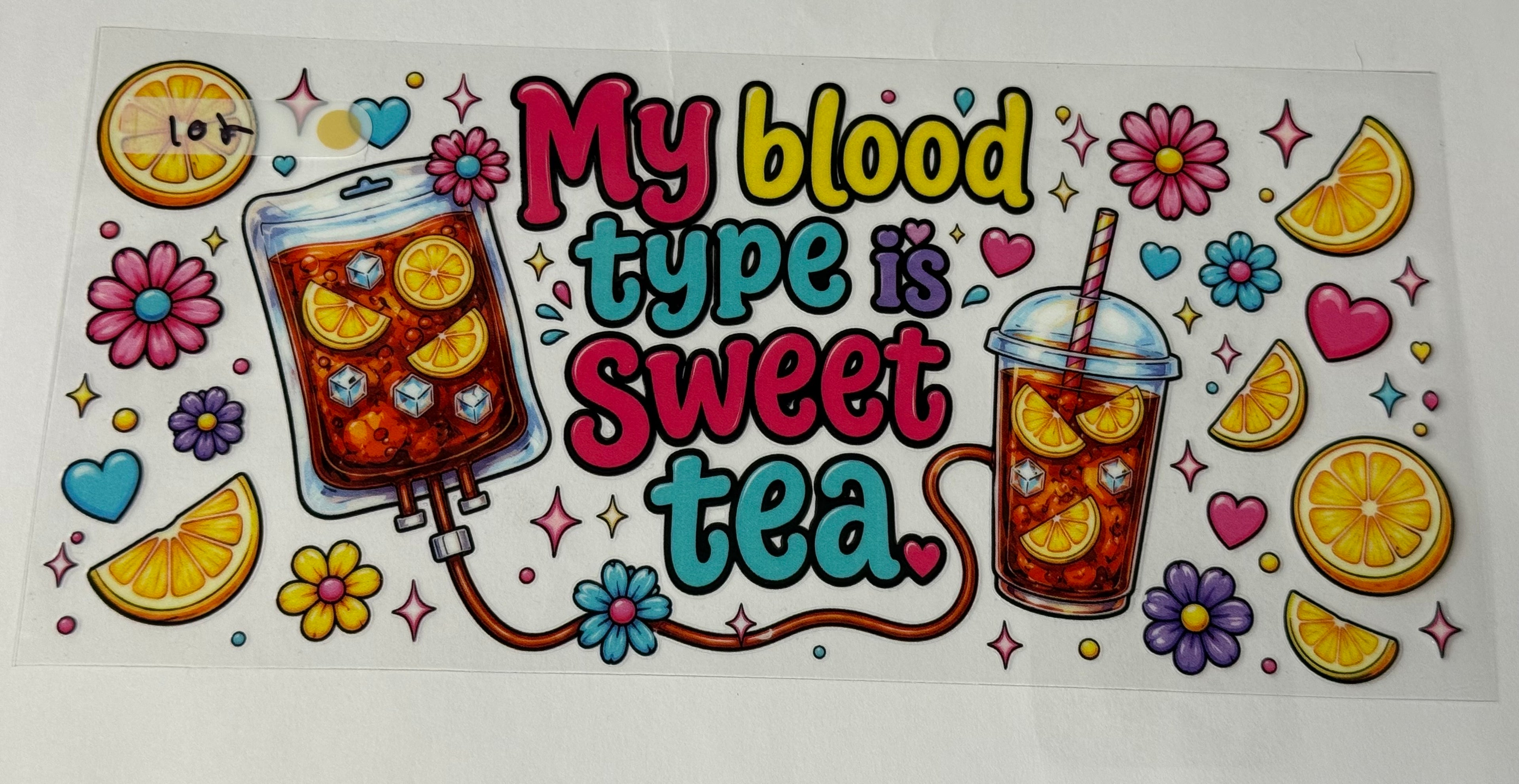 My blood type is sweet tea
