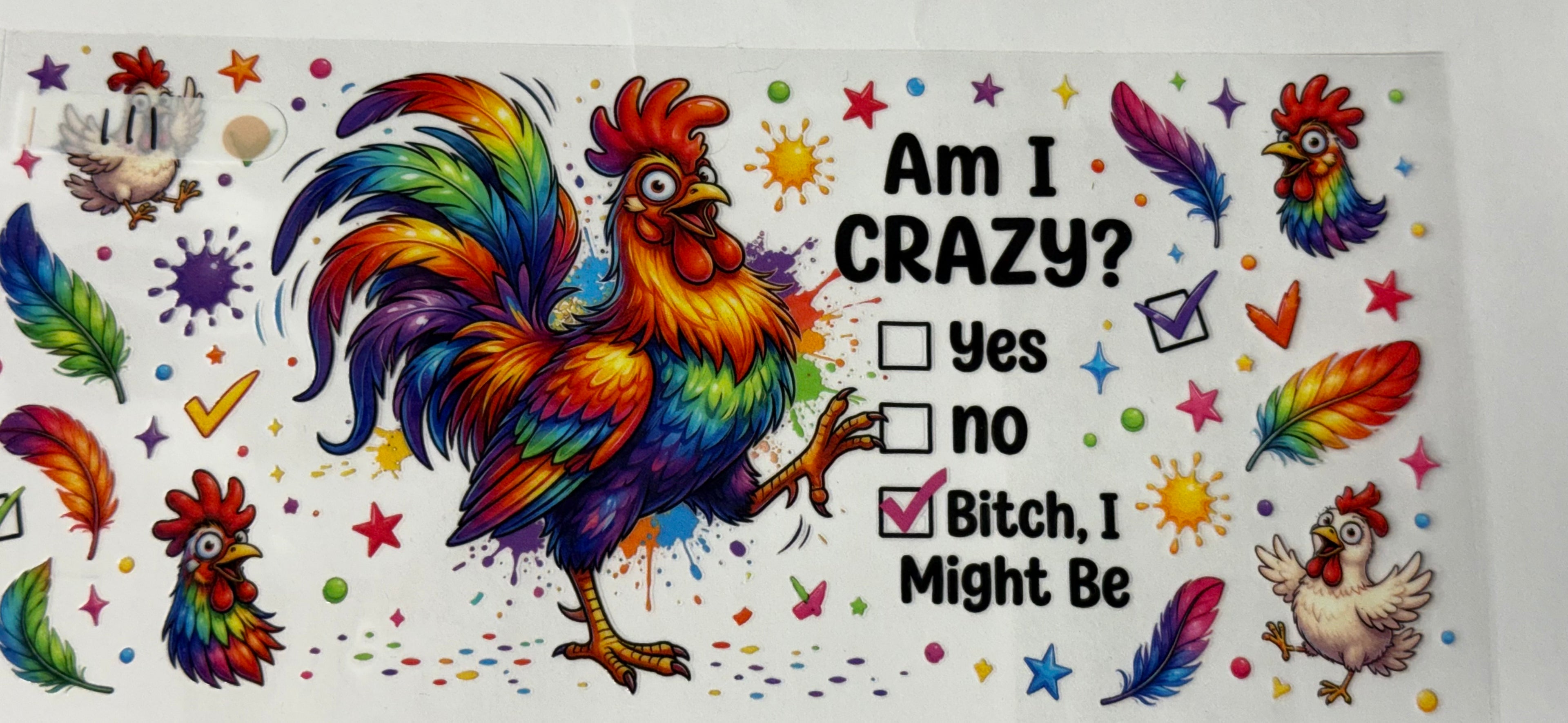 am I crazy Bitch I might be
