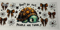 Don't go out people are there
