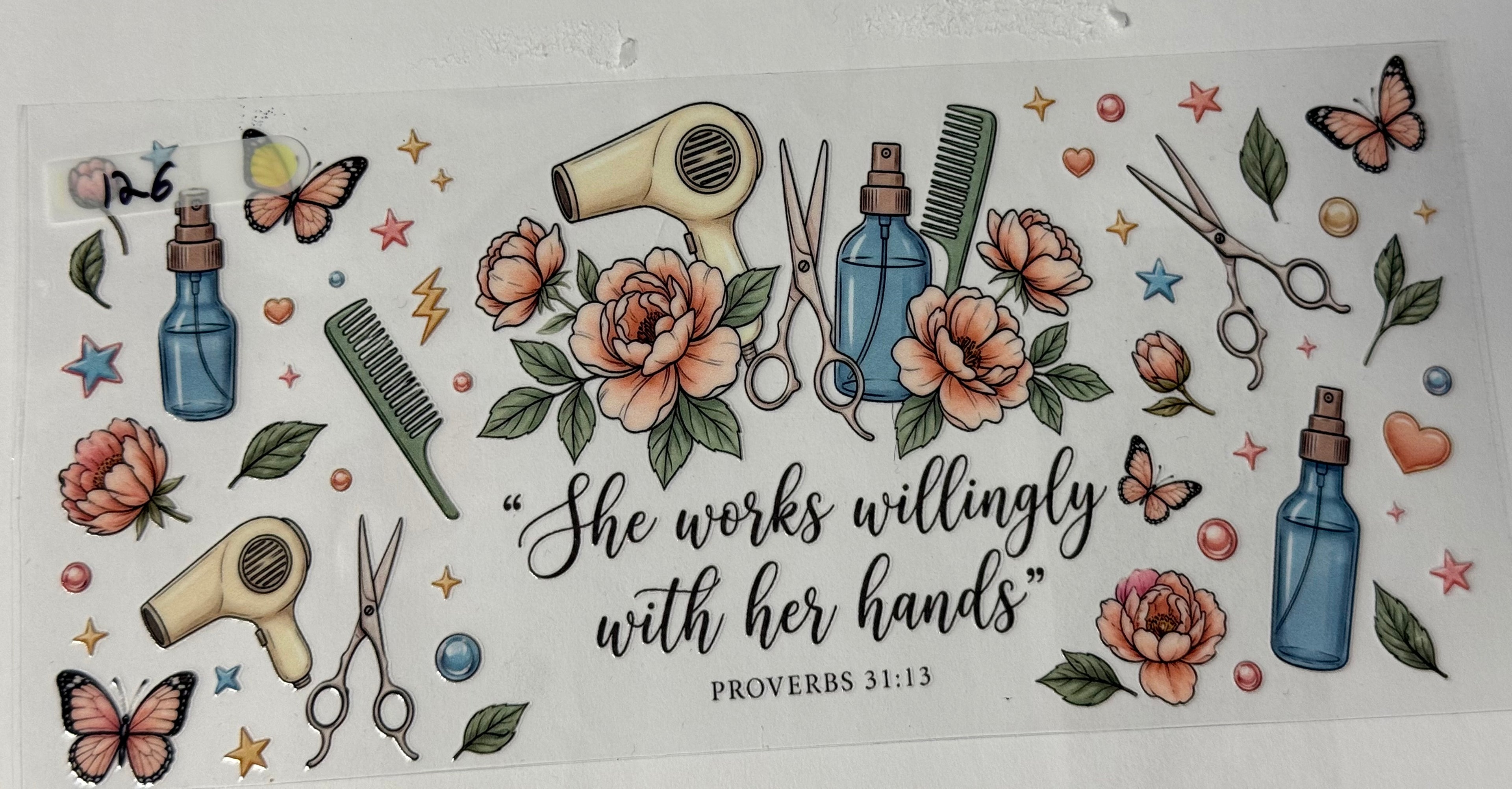 She works willingly with her hands