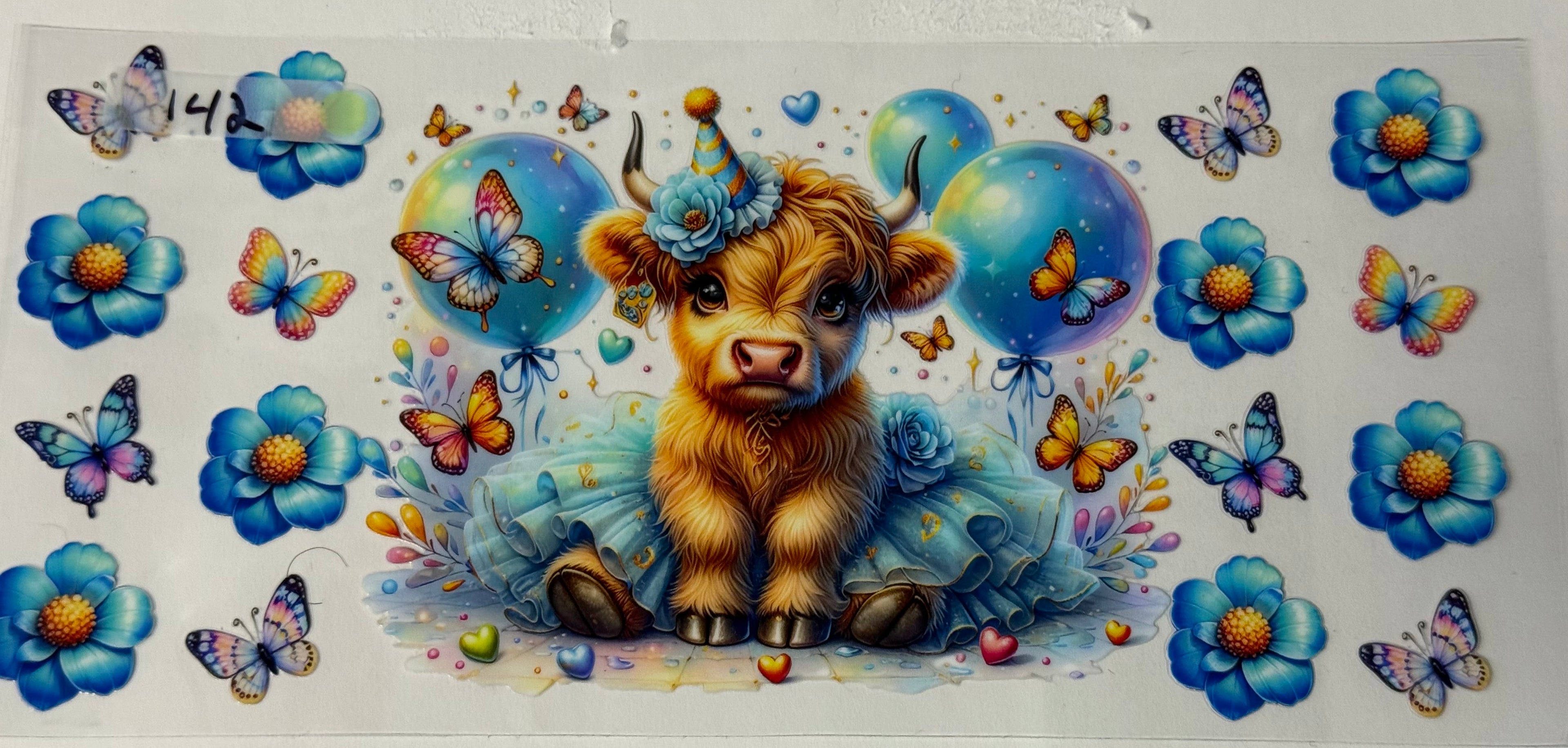 blue cow