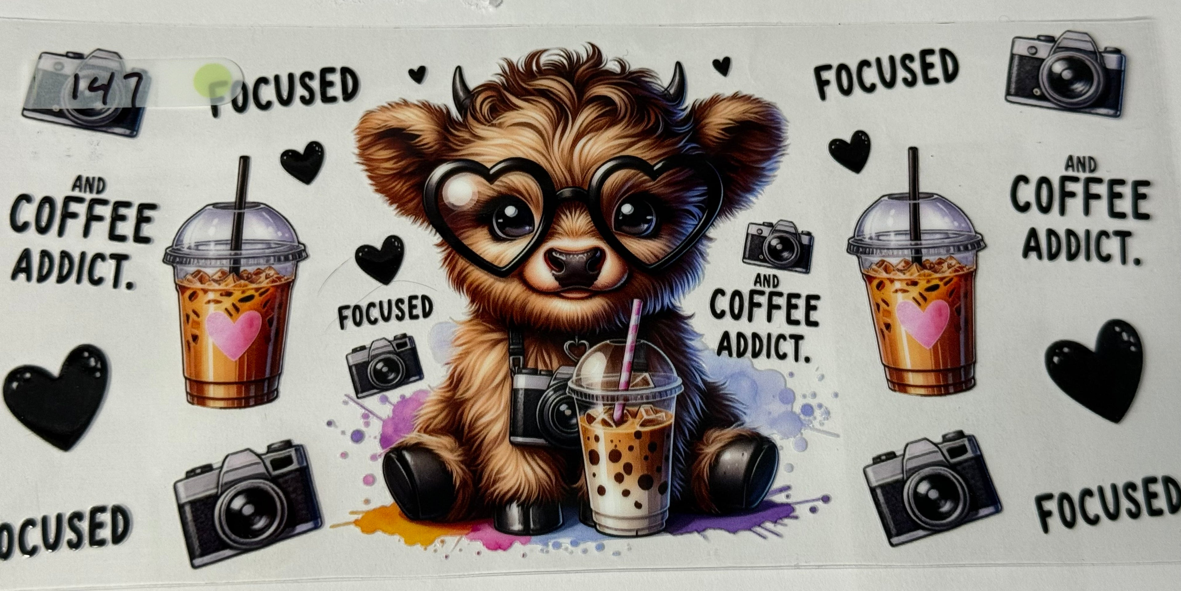 Coffee Addict cow